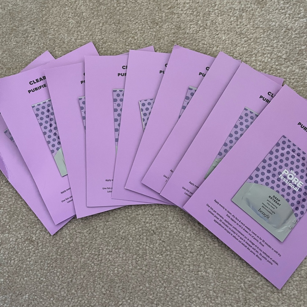 Benefit porefessional deep retreat Pore Clearing Masks
